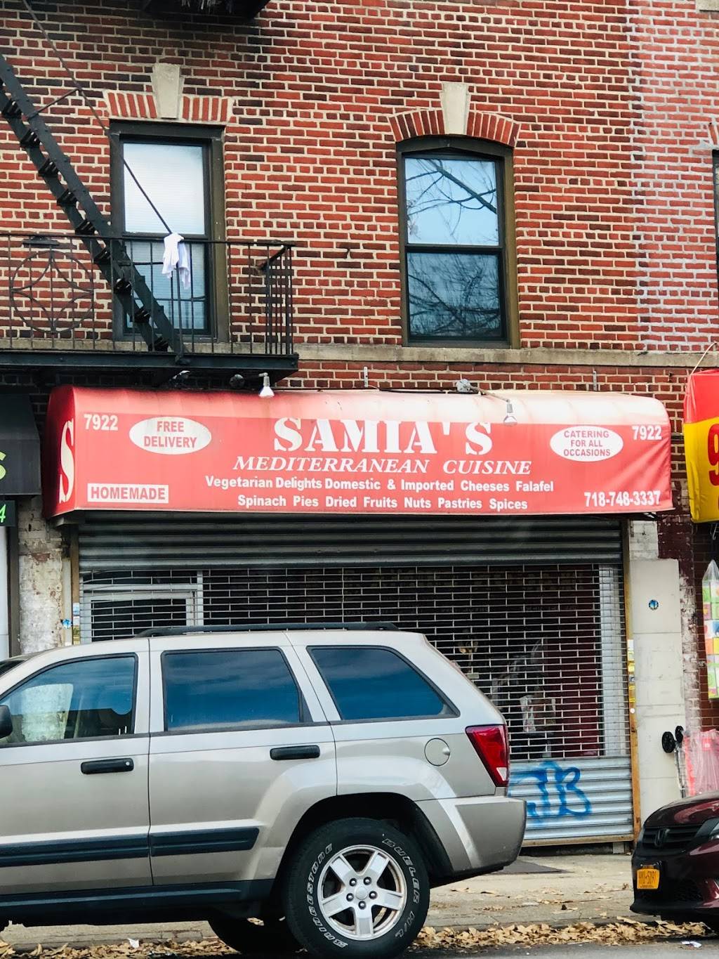 Samias | restaurant | 7922 3rd Ave, Brooklyn, NY 11209, USA | 7187483337 OR +1 718-748-3337