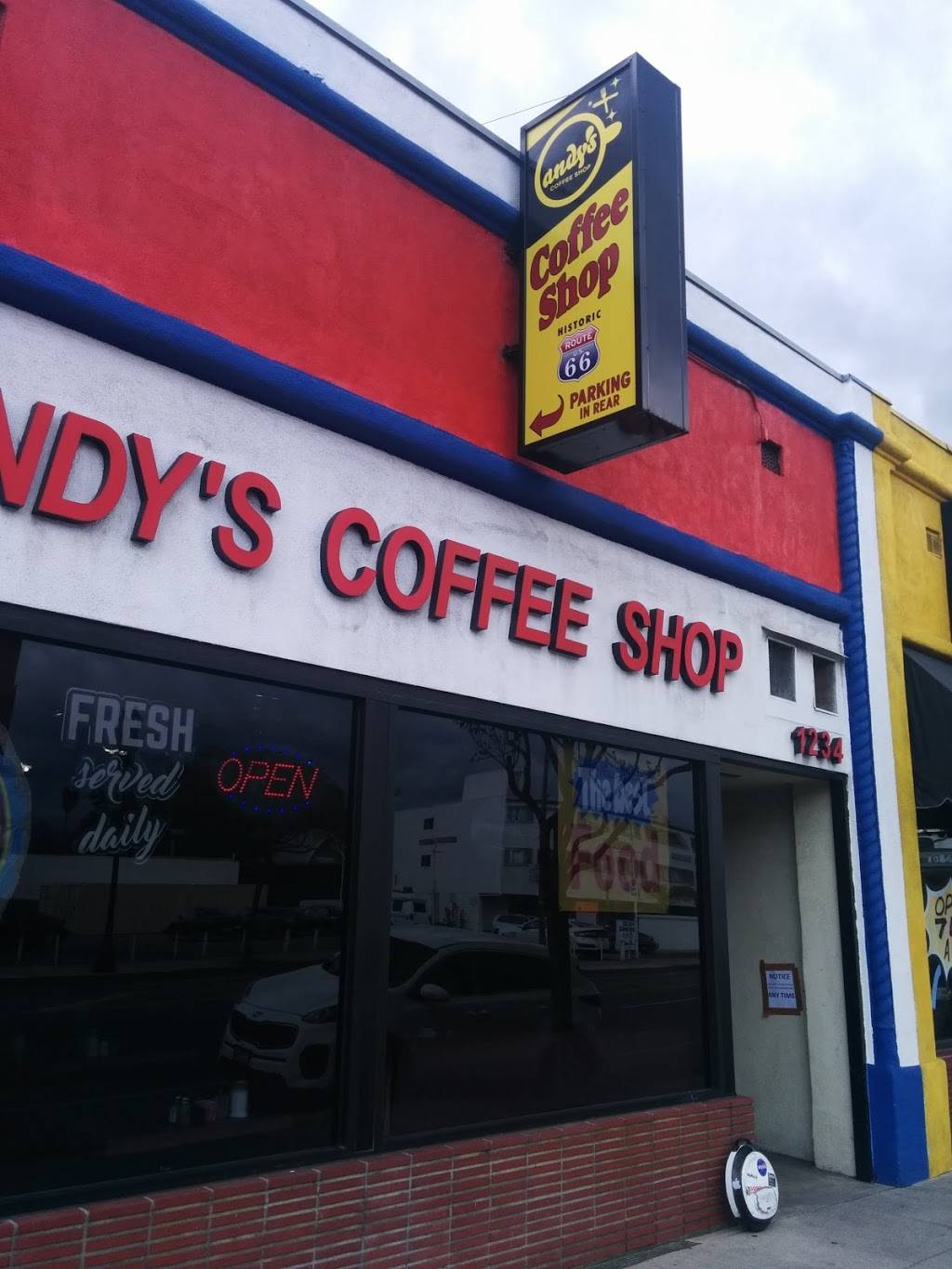 Andys Coffee Shop | restaurant | 1234 E Colorado Blvd, Pasadena, CA 91106, USA | 6267930825 OR +1 626-793-0825