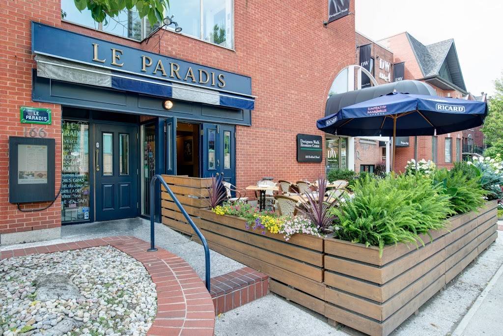 Le Paradis | restaurant | 166 Bedford Rd, Toronto, ON M5R 2K9, Canada | 4169210995 OR +1 416-921-0995