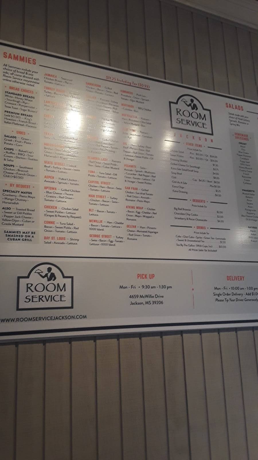 Room Service Jackson | restaurant | 4659 McWillie Dr, Jackson, MS 39206, USA | 6013624617 OR +1 601-362-4617