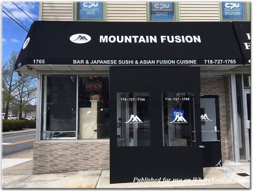 Mountain Fusion Inc | restaurant | 1765 Victory Blvd, Staten Island, NY 10314, USA | 7187271765 OR +1 718-727-1765
