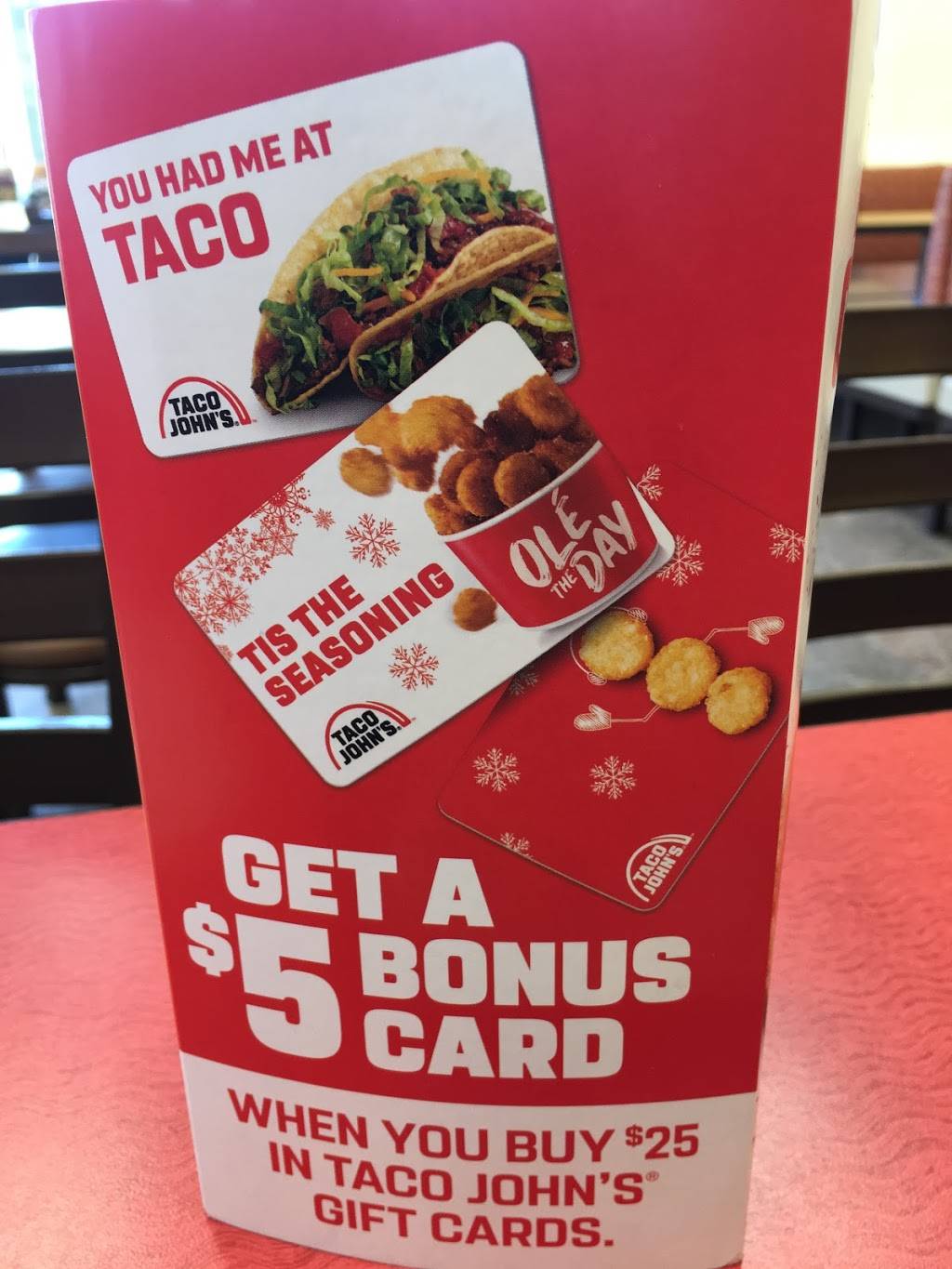 Taco Johns | restaurant | 1611 Sunset Dr, Norwalk, IA 50211, USA | 5159810598 OR +1 515-981-0598