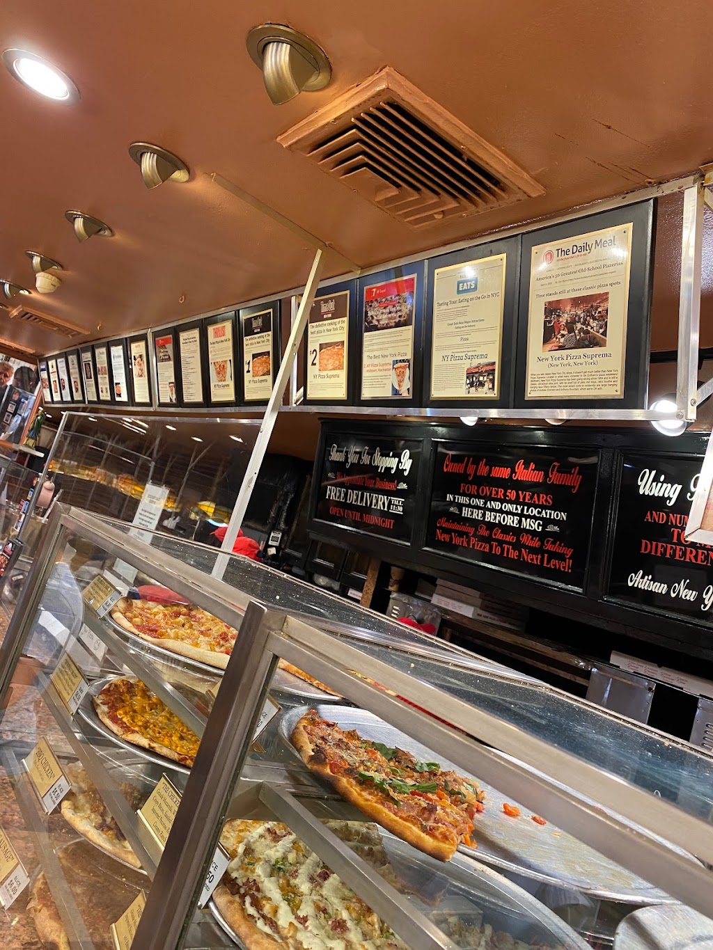 NY Pizza Suprema | restaurant | 413 8th Ave, New York, NY 10001, USA | 2125948939 OR +1 212-594-8939