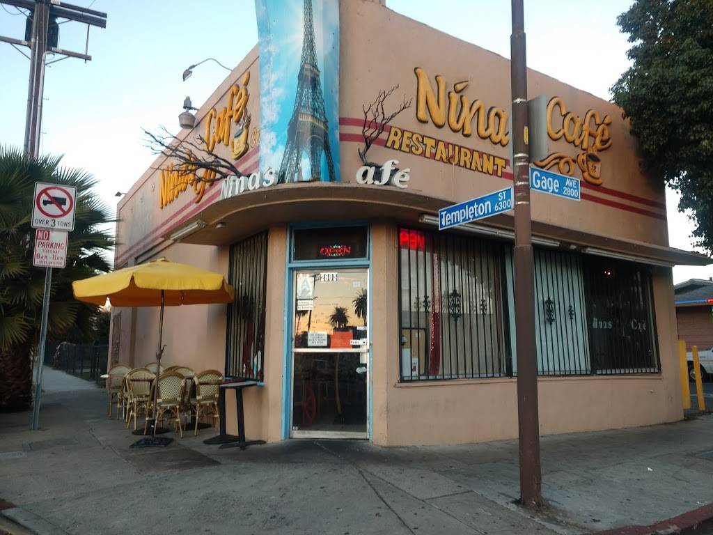 Ninas Cafe | restaurant | 2805 E Gage Ave, Huntington Park, CA 90255, USA | 3234849803 OR +1 323-484-9803