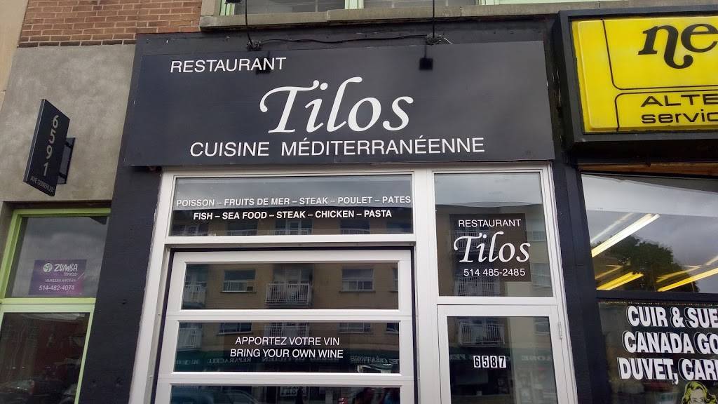 Restaurant Tilos | restaurant | 6587 Avenue Somerled, Montréal, QC H4V 1T1, Canada | 5144852485 OR +1 514-485-2485