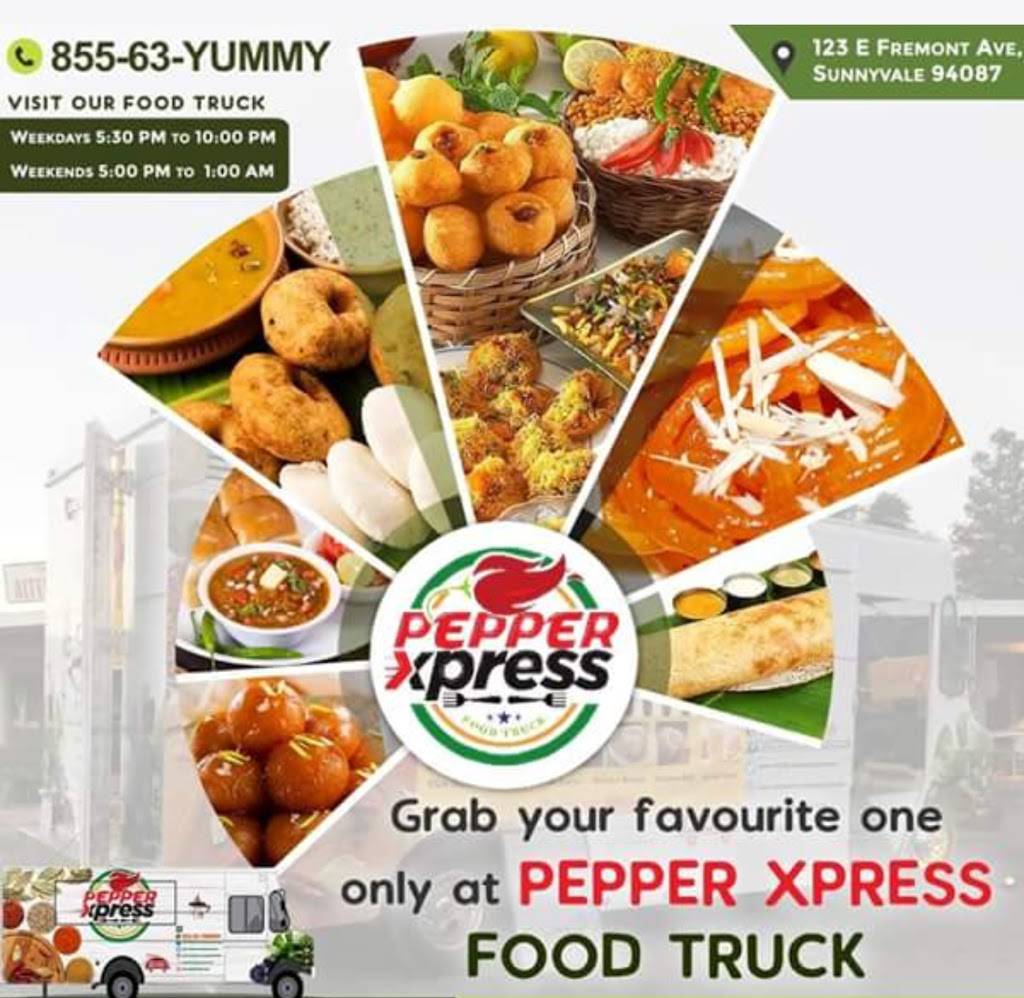Pepper Xpress Food Truck | restaurant | 153 E Fremont Ave, Sunnyvale, CA 94087, USA | 8556398669 OR +1 855-639-8669