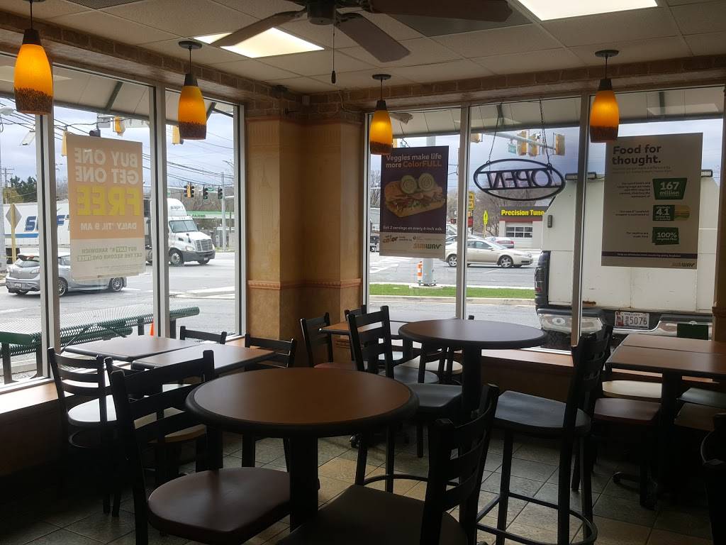 Subway Restaurants | restaurant | 8001 Pulaski Hwy, Rosedale, MD 21237, USA | 4103910002 OR +1 410-391-0002