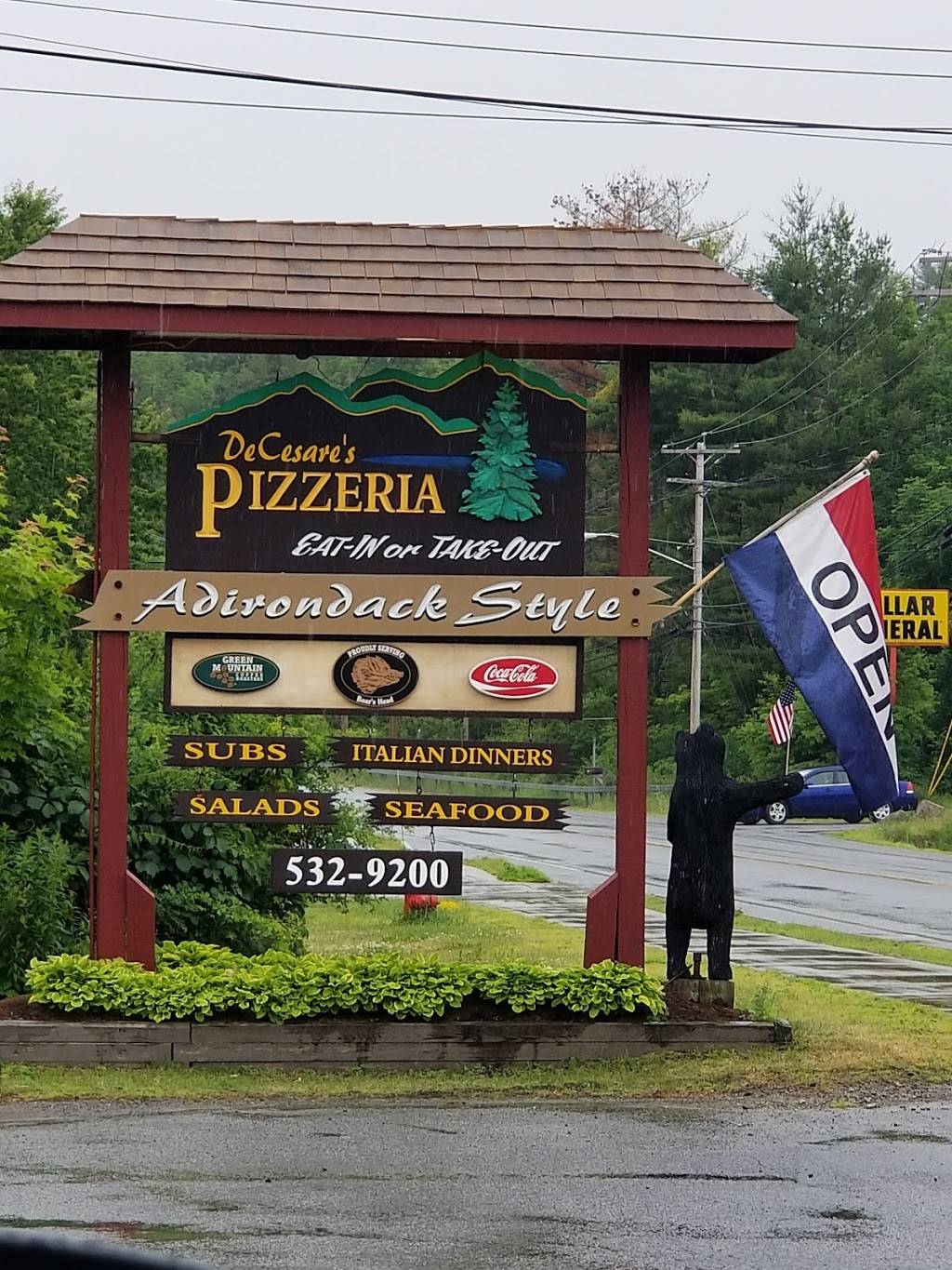 DeCesares Pizzeria | restaurant | 938 U.S. 9, Schroon Lake, NY 12870, USA | 5185329200 OR +1 518-532-9200