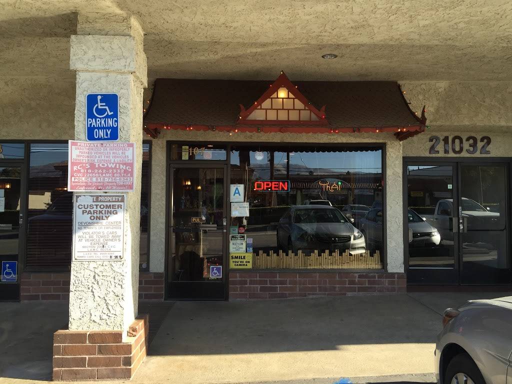 Thai Valley | restaurant | 21032 Devonshire St #107, Chatsworth, CA 91311, USA | 8183418370 OR +1 818-341-8370
