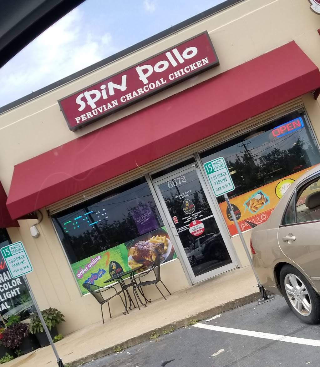 Spin Pollo | restaurant | 6672 Arlington Blvd, Falls Church, VA 22042, USA | 7038273322 OR +1 703-827-3322