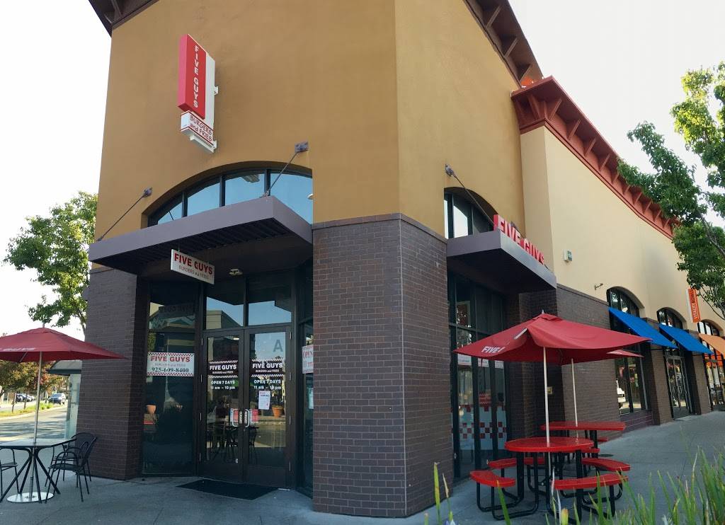 Five Guys | meal takeaway | 100 Crescent Dr, Pleasant Hill, CA 94523, USA | 9256098400 OR +1 925-609-8400