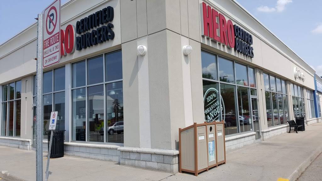 Hero Certified Burgers | restaurant | Credit Valley Town Plaza, 6045-6085 Creditview Rd Unit F, Mississauga, ON L5V 2A8, Canada | 9055675831 OR +1 905-567-5831
