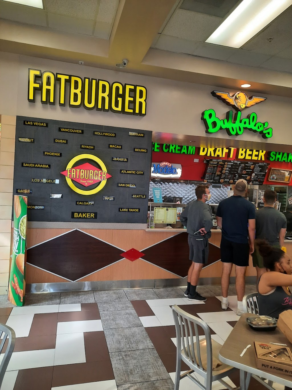 Fatburger & Buffalos Express | restaurant | 72922 Baker Blvd, Baker, CA 92309, USA | 7607331048 OR +1 760-733-1048