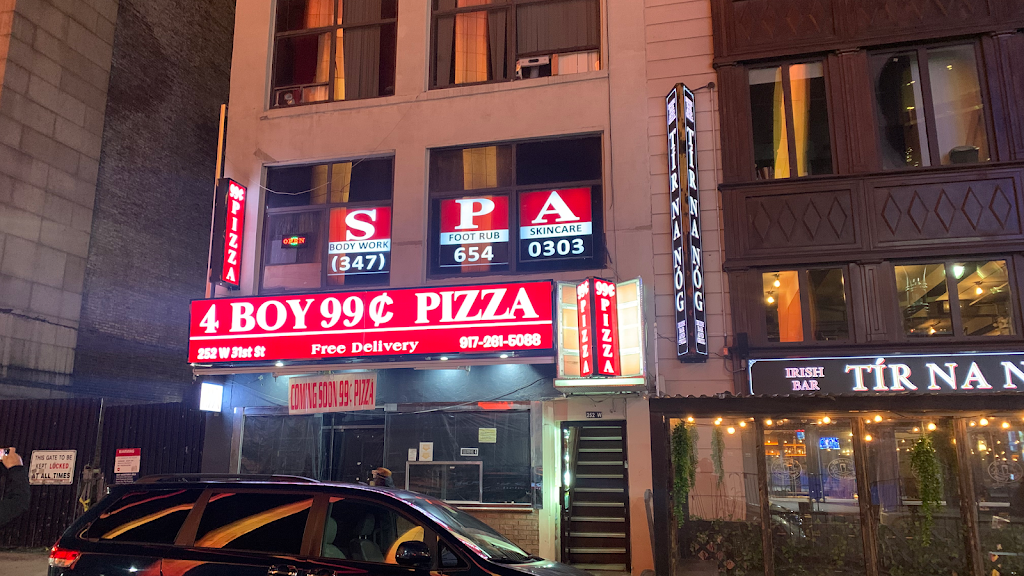 99 CENT 4 BOY PIZZA | restaurant | 252 W 31st St, New York, NY 10001, USA | 9172615088 OR +1 917-261-5088