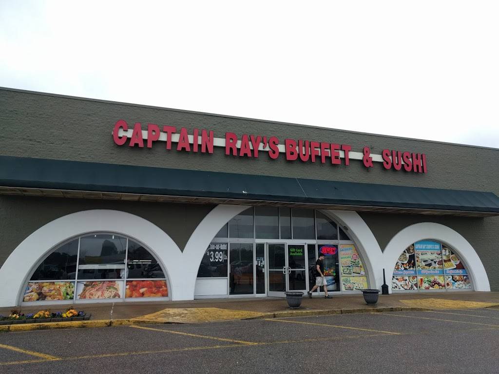 Captain Rays Buffet and Sushi | restaurant | 5957 E Virginia Beach Blvd, Norfolk, VA 23502, USA | 7579621088 OR +1 757-962-1088