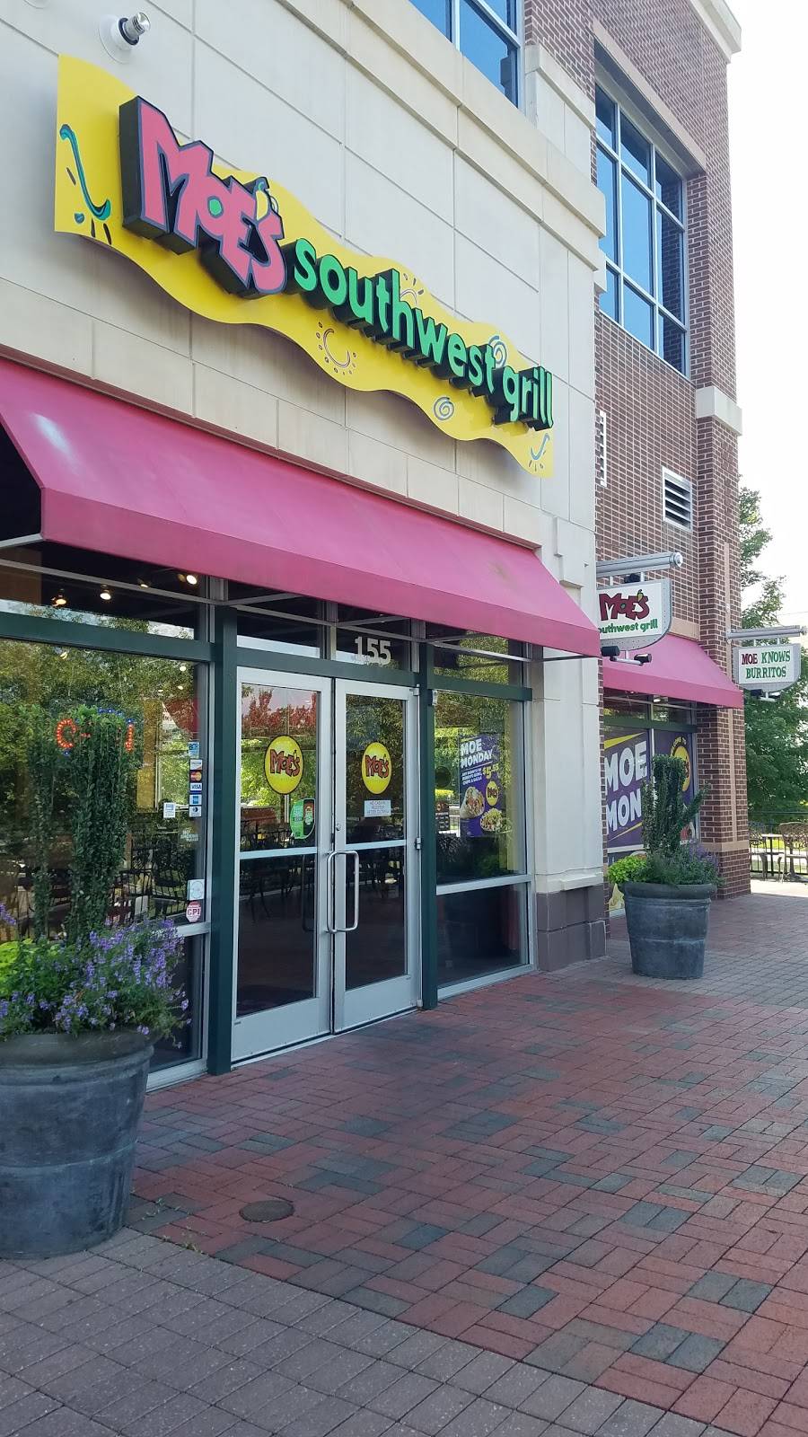 Moes Southwest Grill | restaurant | 14825 Ballantyne Village Way, Charlotte, NC 28277, USA | 7043695020 OR +1 704-369-5020