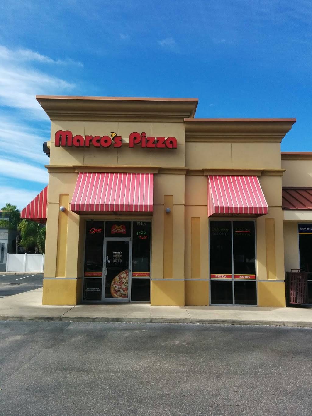 Marcos Pizza | meal delivery | 6102 Gunn Hwy, Tampa, FL 33625, USA | 8139630600 OR +1 813-963-0600