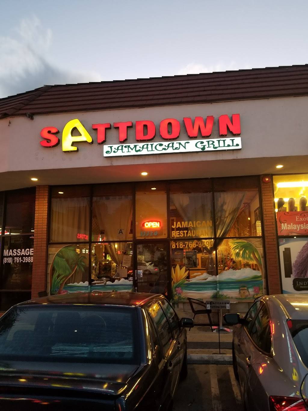 Sattdown Jamaican Grill | restaurant | 11320 Ventura Blvd, Studio City, CA 91604, USA | 8187663696 OR +1 818-766-3696