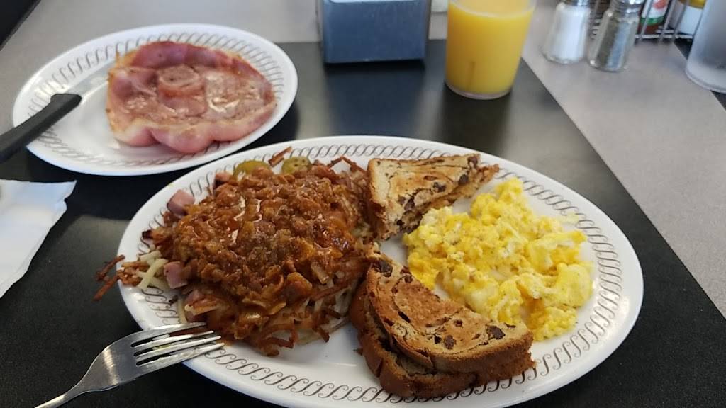 Waffle House | meal takeaway | 1208 Wilson Rd, Humble, TX 77338, USA | 2814464100 OR +1 281-446-4100