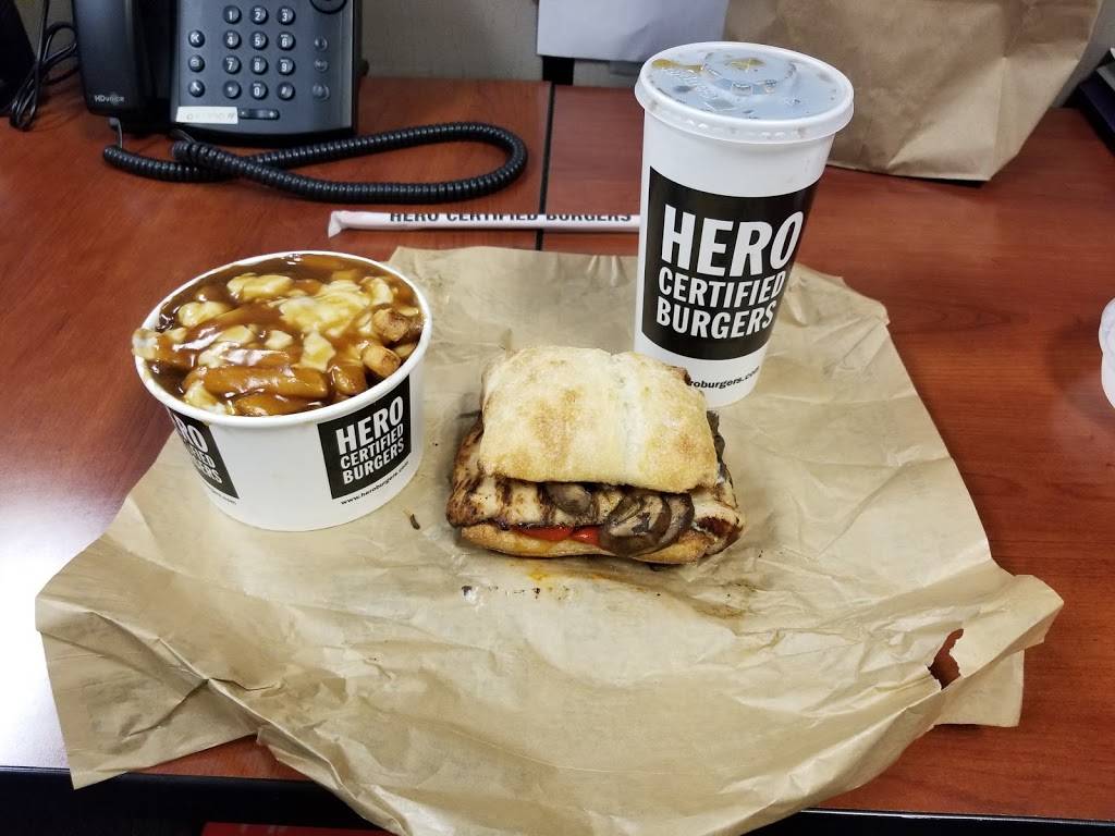 Hero Certified Burgers | restaurant | 511 Maple Grove Dr Unit 31, Oakville, ON L6J 6X8, Canada | 9058151919 OR +1 905-815-1919