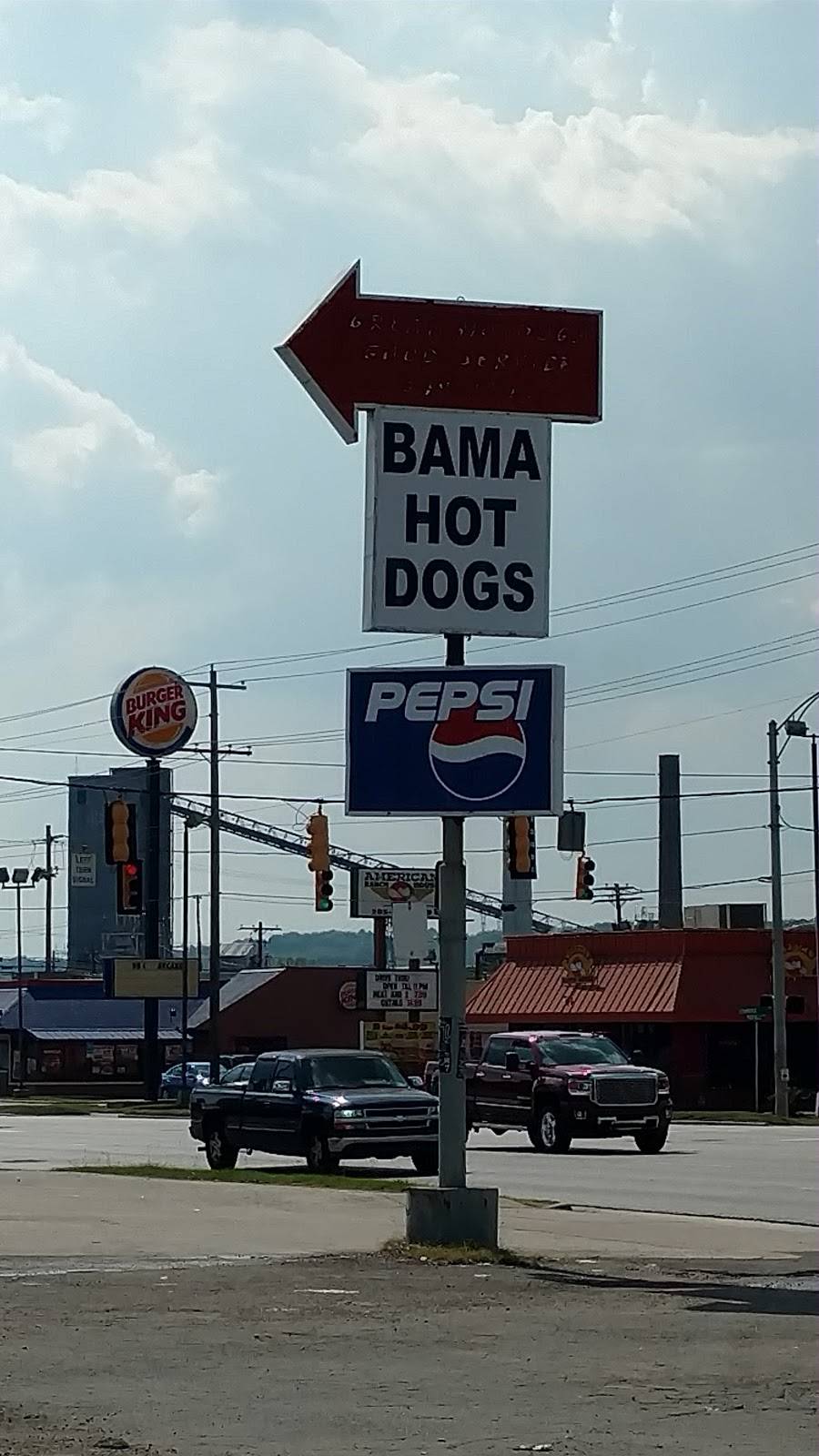 Bama Hotdogs | restaurant | 1613 Pinson Valley Pkwy, Birmingham, AL 35217, USA | 2058492244 OR +1 205-849-2244