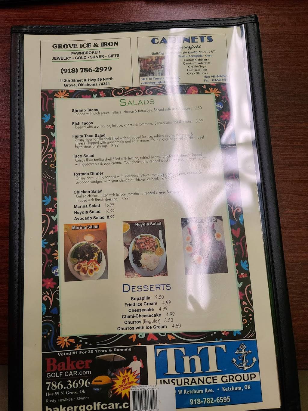 Marinas Bar & Mexican Grill | restaurant | 3650 S Main St, Grove, OK 74344, USA | 9189647045 OR +1 918-964-7045