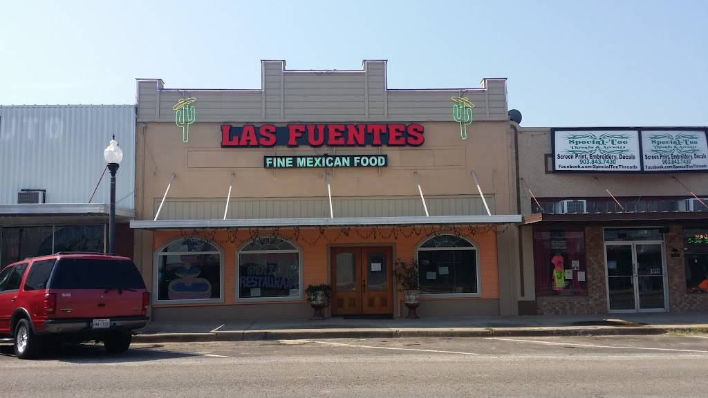 Las Fuentes | restaurant | 213 W Tyler St, Gilmer, TX 75644, USA | 9038436100 OR +1 903-843-6100