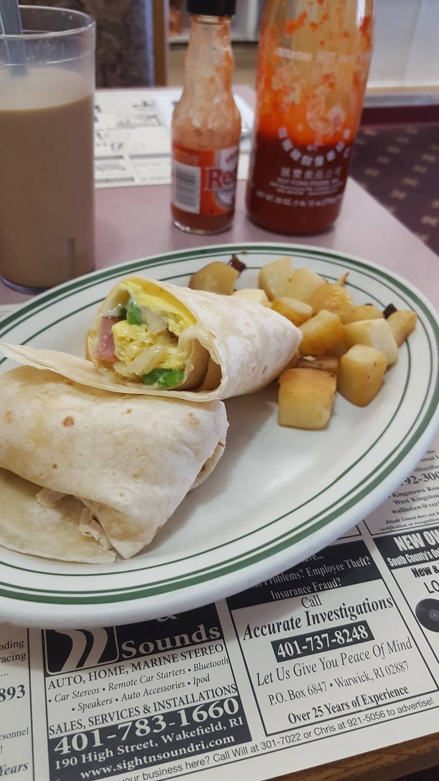 Breakfast Nook II | restaurant | 409 Kingstown Rd, Wakefield, RI 02879, USA | 4017831555 OR +1 401-783-1555