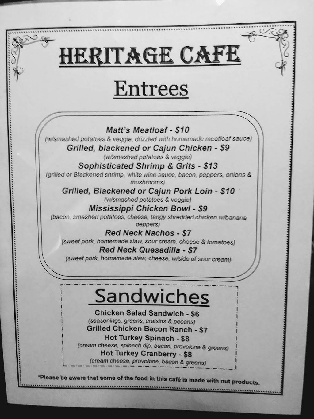 Heritage Cafe & Sweets | restaurant | 113 Old South Church St, Mountain City, TN 37683, USA | 4352012548 OR +1 435-201-2548