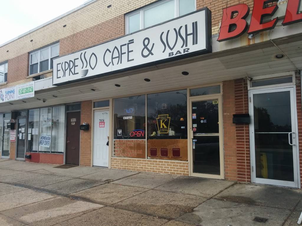 Espresso Cafe & Sushi Bar | cafe | 7814 Castor Ave, Philadelphia, PA 19152, USA | 2157450130 OR +1 215-745-0130