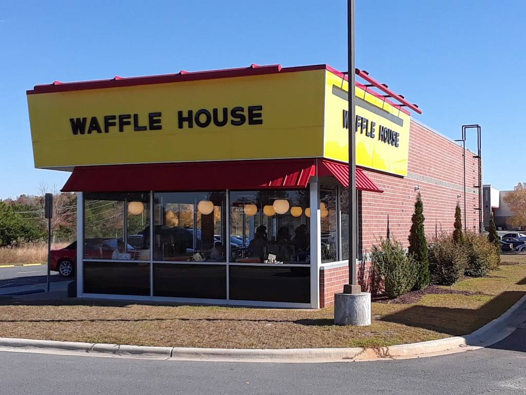 Waffle House | meal takeaway | 65 Lowes Dr, Pittsboro, NC 27312, USA | 9195425544 OR +1 919-542-5544