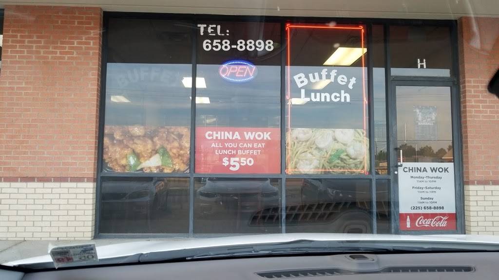 China Wok | restaurant | 5875 Main St ste h, Zachary, LA 70791, USA | 2256588898 OR +1 225-658-8898
