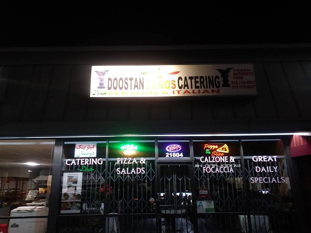 Zanos Doostan Pizza Kitchen | meal delivery | 21604 Ventura Blvd, Woodland Hills, CA 91364, USA | 8187190003 OR +1 818-719-0003