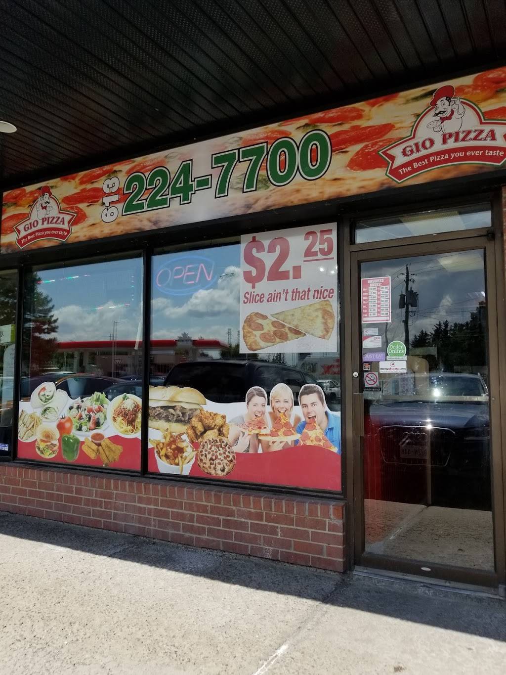 Gio Pizza | restaurant | 1896 Prince of Wales Dr, Nepean, ON K2C 3W9, Canada | 6132247700 OR +1 613-224-7700