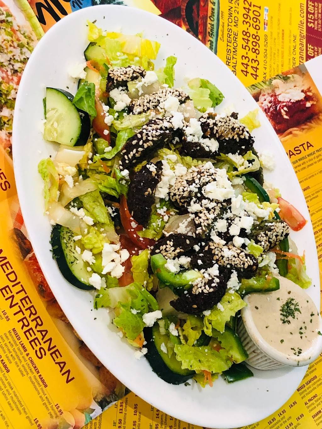 Mimis Mediterranean Grille | restaurant | 308 Reisterstown Rd, Pikesville, MD 21208, USA | 4438986901 OR +1 443-898-6901