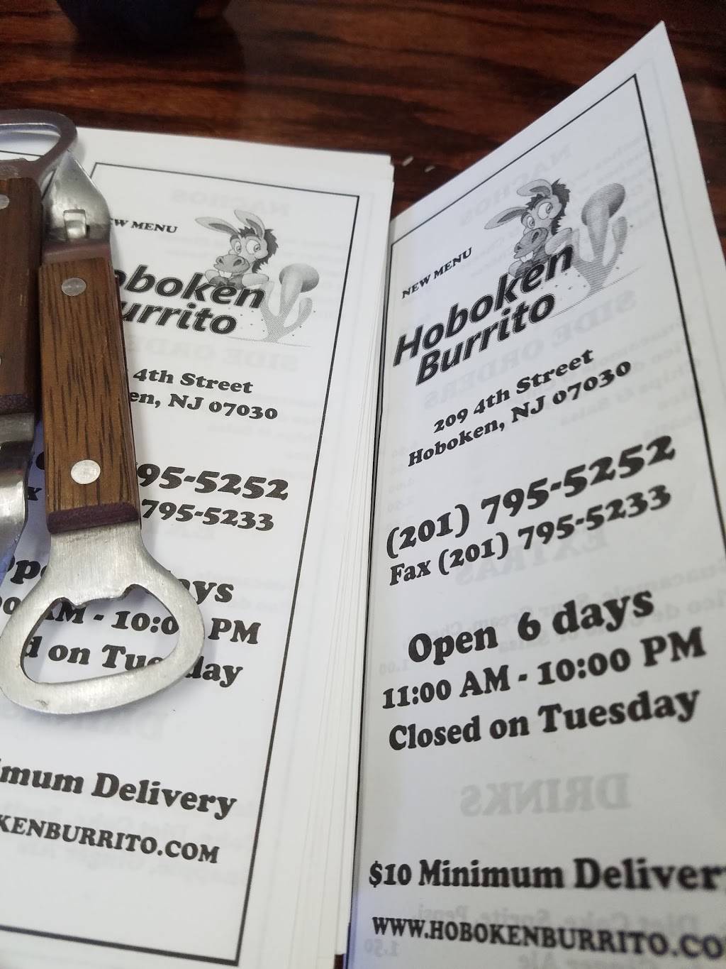 Hoboken Burrito | restaurant | 209 4th St, Hoboken, NJ 07030, USA | 2017955252 OR +1 201-795-5252