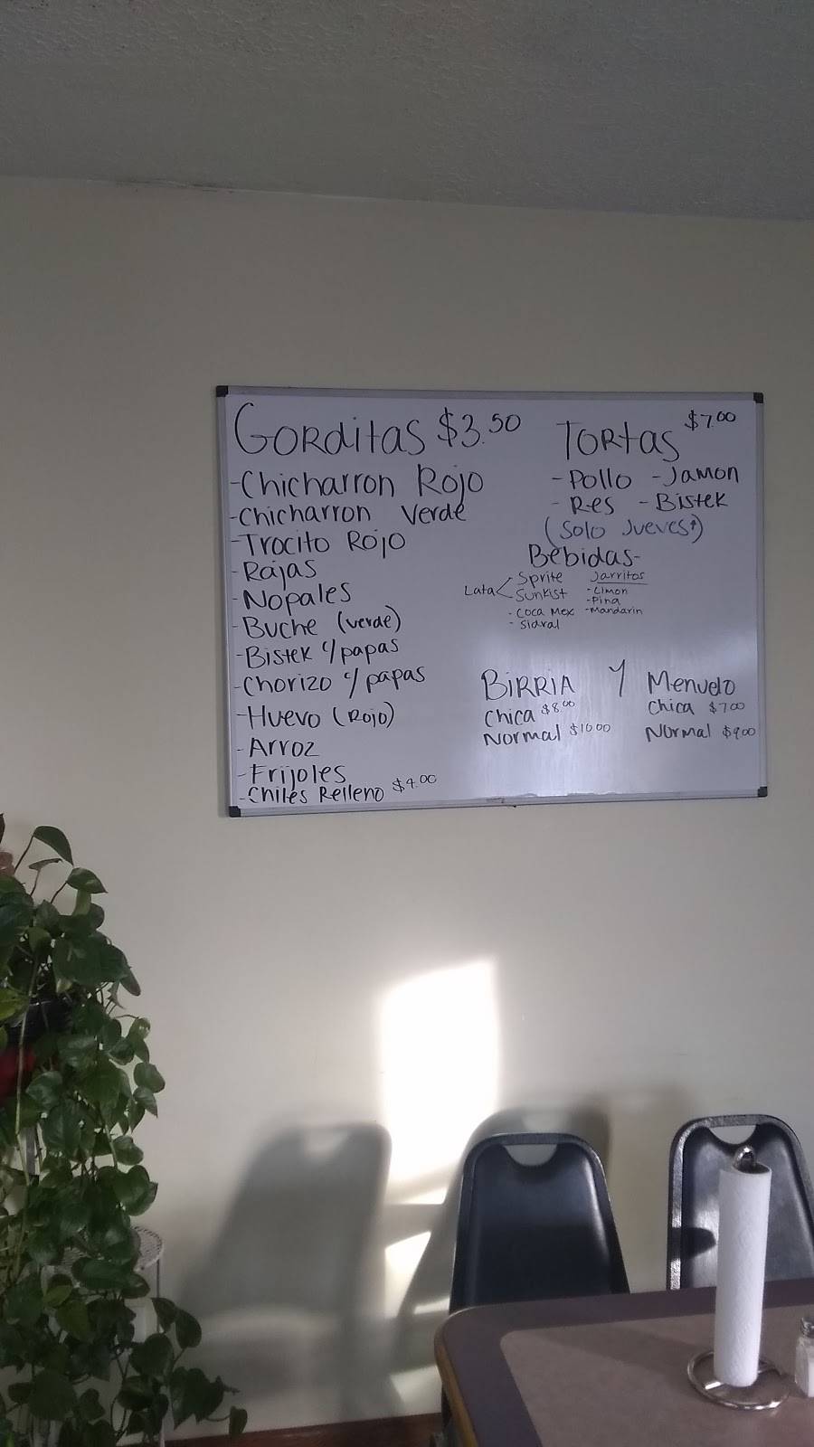 Gorditas Tere | restaurant | 100 E Northwood St, Ligonier, IN 46767, USA | 2602151045 OR +1 260-215-1045