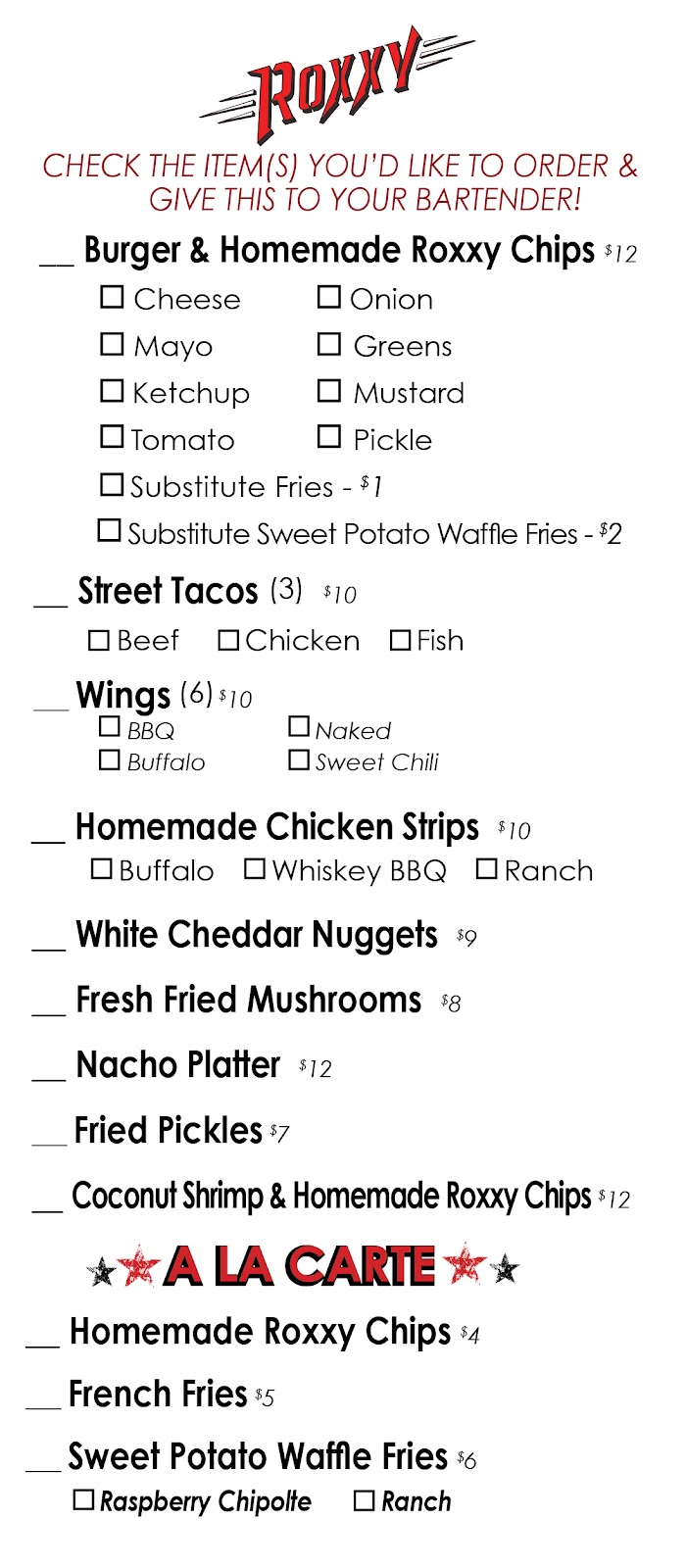 Roxxy | restaurant | 127 E College St, Iowa City, IA 52240, USA | 3198555979 OR +1 319-855-5979