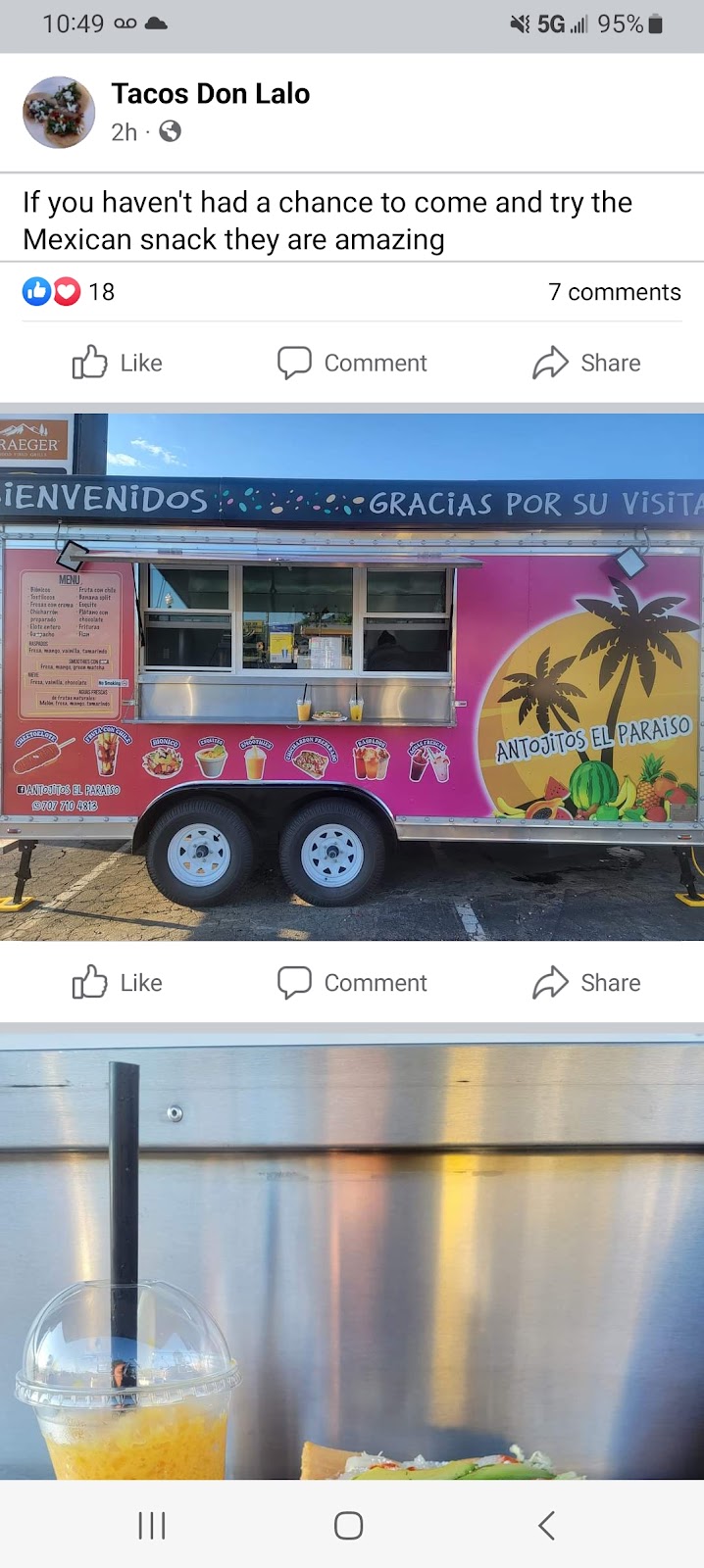 Antojitos Del Paraiso | restaurant | 165 S Main St, Cedar City, UT 84720, USA | 7077104813 OR +1 707-710-4813