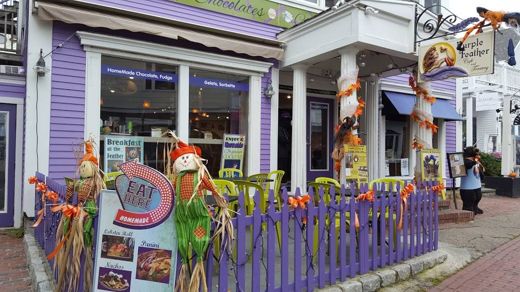 Purple Feather Cafe & Treatery | meal takeaway | 334 Commercial St, Provincetown, MA 02657, USA | 5084879100 OR +1 508-487-9100