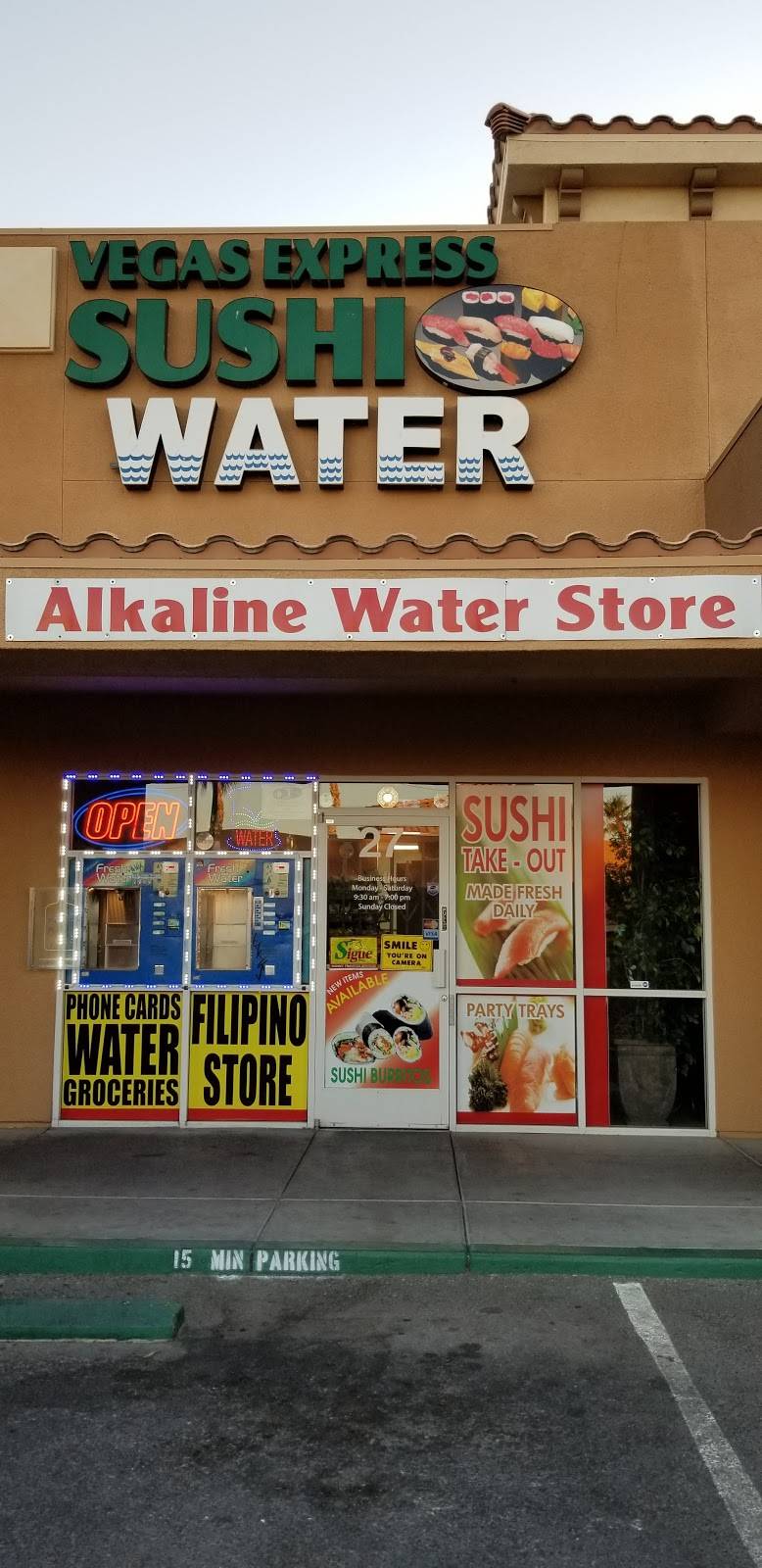 Vegas Express Sushi | restaurant | 7835 S Rainbow Blvd #27, Las Vegas, NV 89139, USA | 7022480097 OR +1 702-248-0097