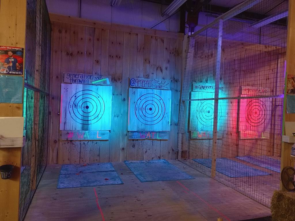 Generation Axe Throwing | restaurant | 90 Fuller Rd, Colonie, NY 12205, USA | 5187127070 OR +1 518-712-7070