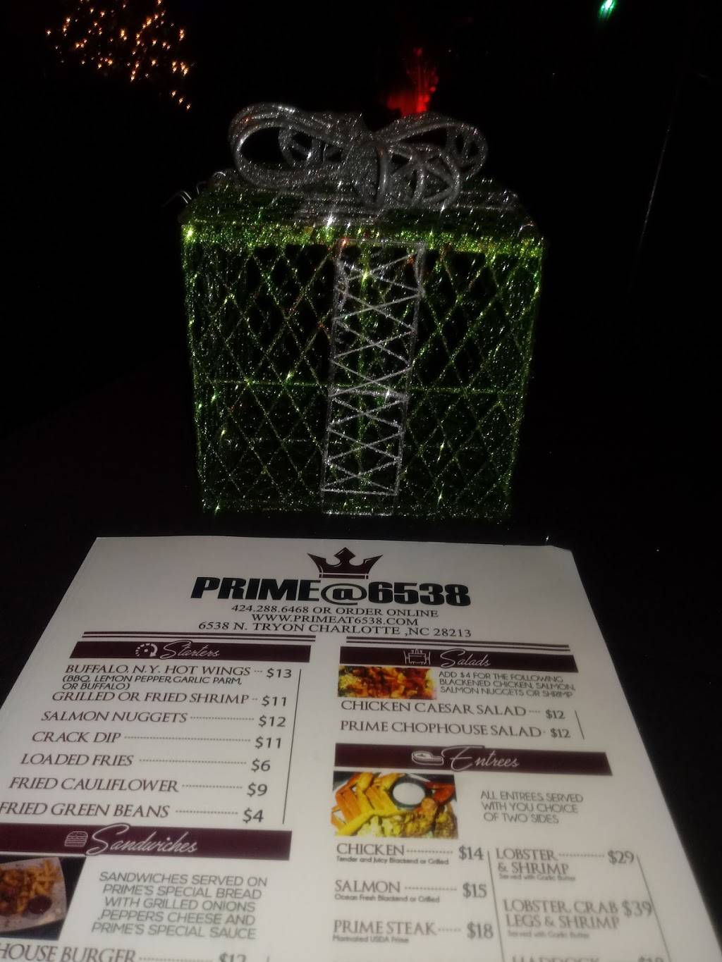 Prime@6538 Restaurant, Bar and Live Entertainment | restaurant | 6538 N Tryon St, Charlotte, NC 28213, USA | 4242886468 OR +1 424-288-6468