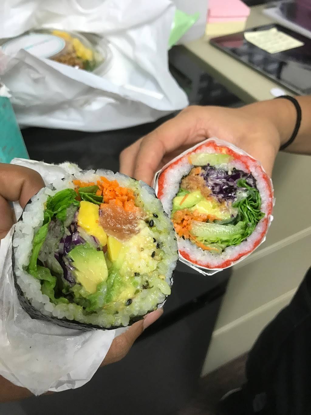 Rollrritto + Poke Bar | restaurant | 28201 Marguerite Pkwy, Mission Viejo, CA 92692, USA | 9493471527 OR +1 949-347-1527
