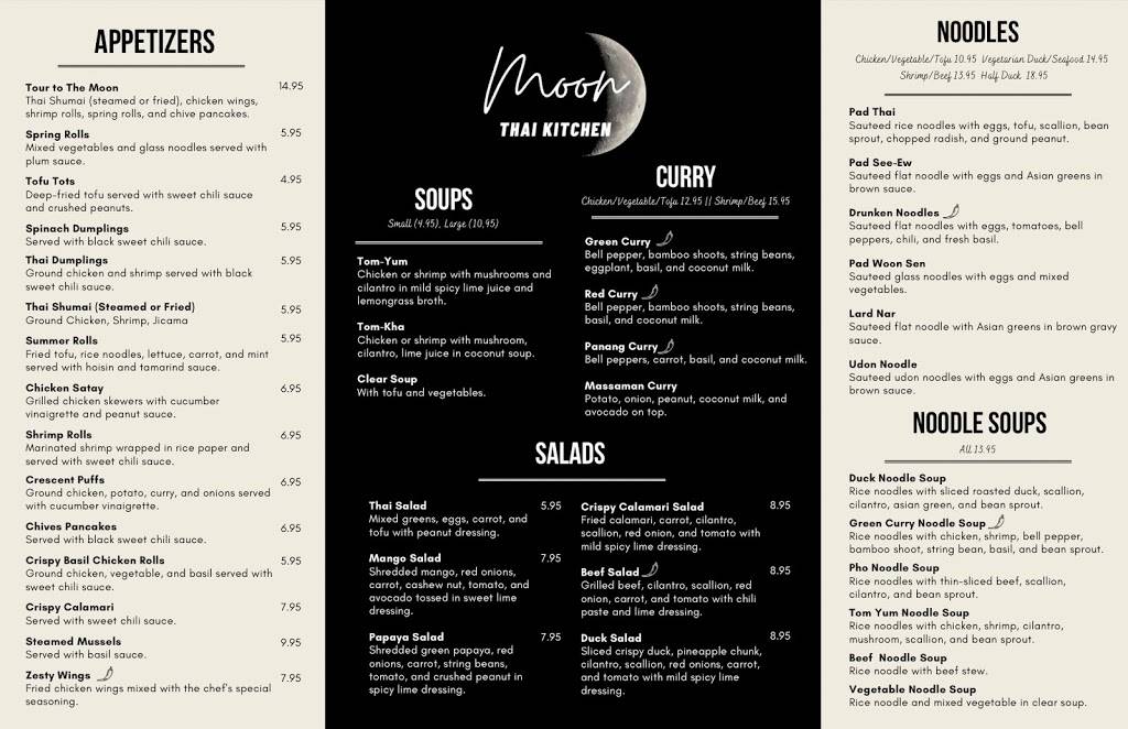 Moon Thai Kitchen NY | restaurant | 438 W 238th St, The Bronx, NY 10463, USA | 7189753606 OR +1 718-975-3606
