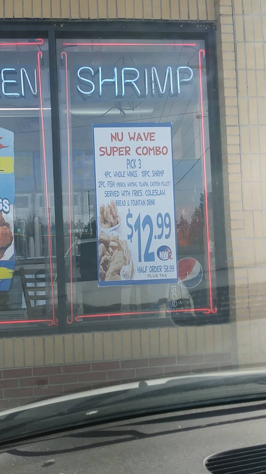 Nu Wave Fish & Chicken | restaurant | 14541 W McNichols Rd, Detroit, MI 48235, USA | 3138358000 OR +1 313-835-8000