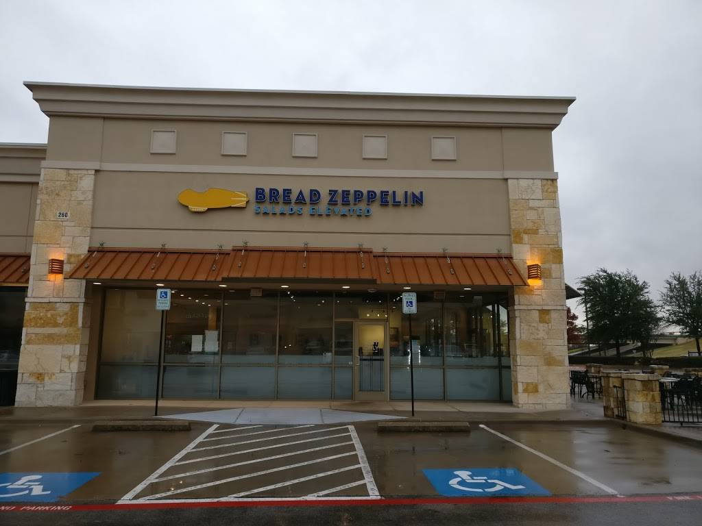 Bread Zeppelin Salads Elevated | restaurant | 6676, 260 N Kimball Ave #264, Southlake, TX 76092, USA | 8172511856 OR +1 817-251-1856