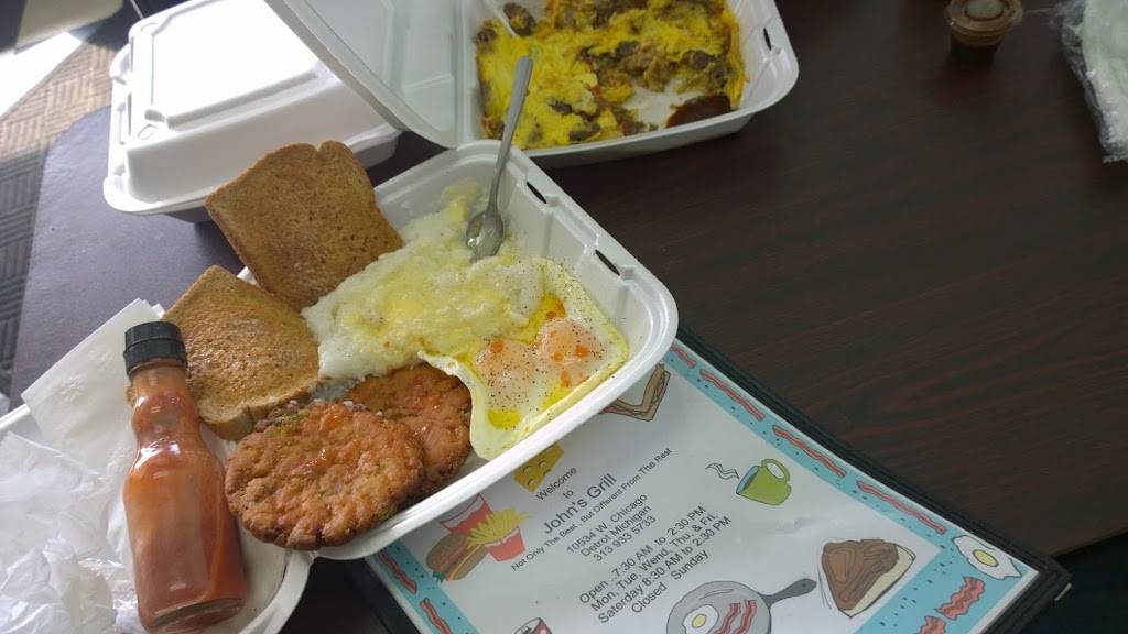 Johns Grill Coney Island | restaurant | 10534 W Chicago, Detroit, MI 48204, USA | 3139335733 OR +1 313-933-5733