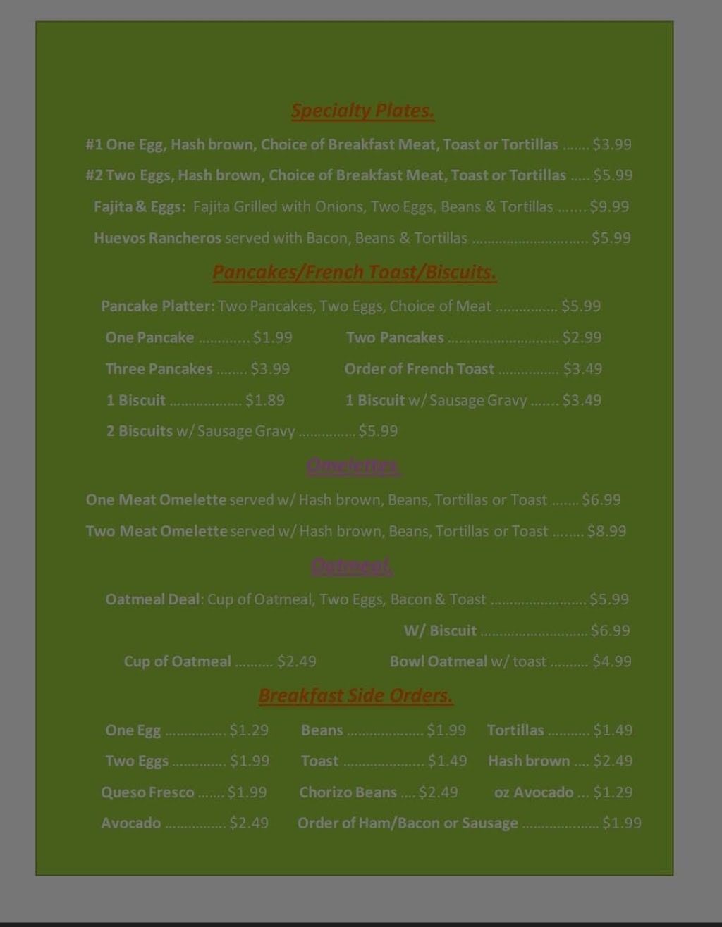 Dianas Mexican Cafe | restaurant | 3012 N Closner Blvd, Edinburg, TX 78541, USA | 9566099065 OR +1 956-609-9065