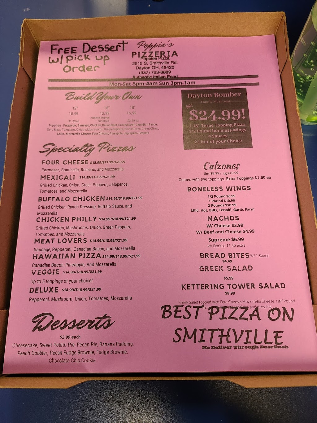 Poppies Pizzeria | restaurant | 2615 S Smithville Rd, Dayton, OH 45420, USA | 9377238889 OR +1 937-723-8889